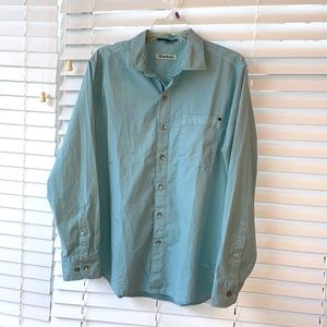 Tommy Bahama Men’s Teal button down.